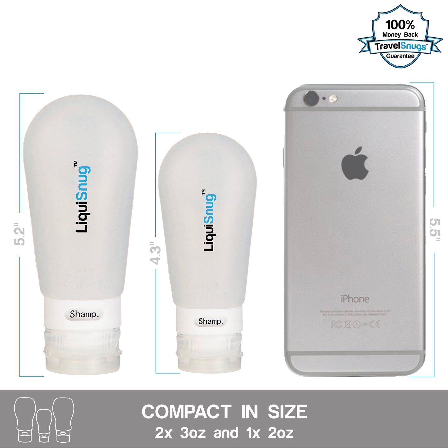 LiquiSnugs - Luxury Silicone Travel Bottles